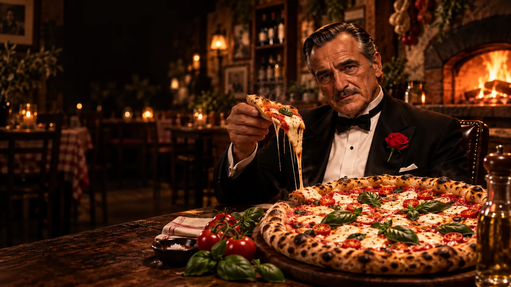 Banner de Pizzas Corleone